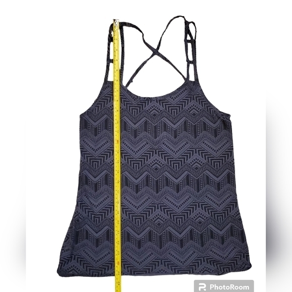 Pink Victoria's Secret Gray Geometric Strappy Tank Top XS - Picture 6 of 7